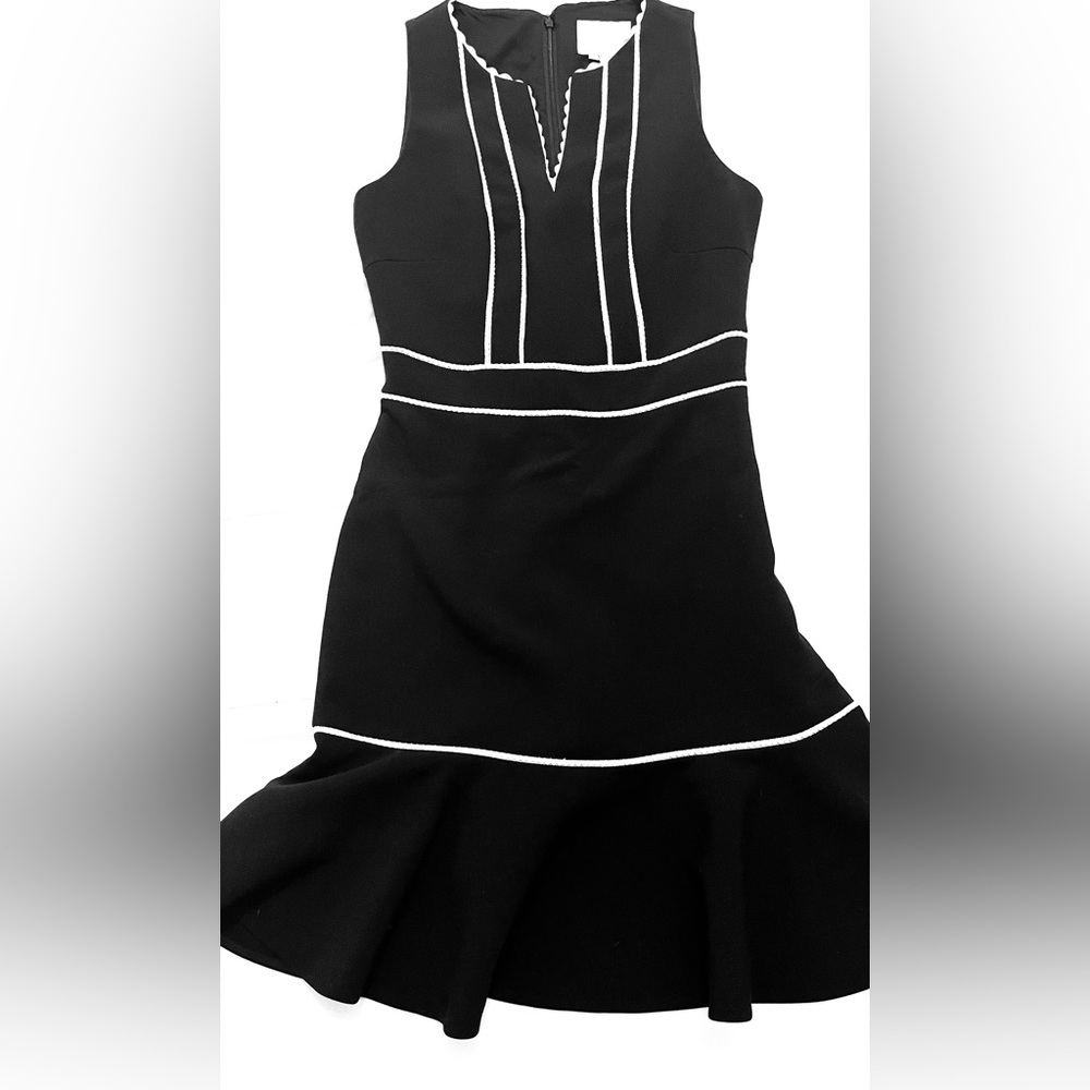 Kate Spade Black Dress with White Trim